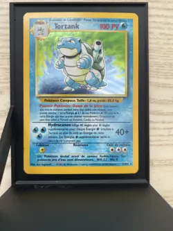 1999 Pokemon TORTANK #2/102 French NM Blastoise Base Set Holo Rare LP - Image 2