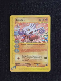 Tyrogue #63 Pokemon Aquapolis LP/MP - Image 1