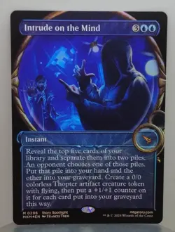 Foil - Intrude on the Mind (Showcase) - Murders at Karlov Manor pack fresh nm - Image 1