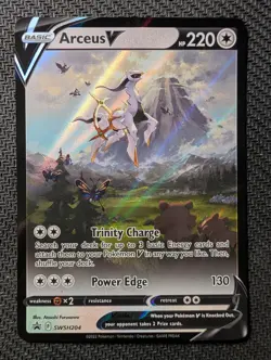 Arceus V SWSH204 Holo Promo Sword & Shield Promo Pokemon Near Mint - Image 1