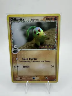 Pokemon TCG Chikorita 44/101 Dragon Frontiers Delta Species Stamped - Image 1