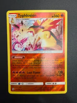 Pokemon - Typhlosion 42/214 Reverse Holo Rare - Lost Thunder - Image 1