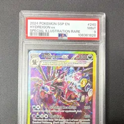 2024 Pokemon TCG Hydreigon ex 240/191 Sv08 SIR Holo Full Art PSA 9 - Image 3
