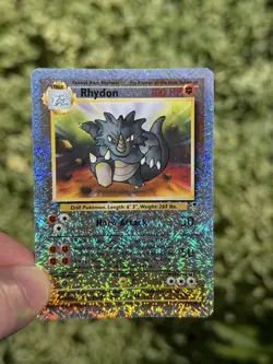 Rhydon 35/110 Pokemon Legendary Collection Reverse Holo WOTC LP - Image 1