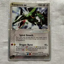 UNGRADED Pokemon Rayquaza-ex holo card | 2003 | 97/97 - Image 2