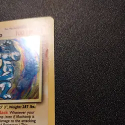 Machamp 8/102 LP 1st Edition Base Set Holo Rare Pokemon TCG Card 1999 - Image 3