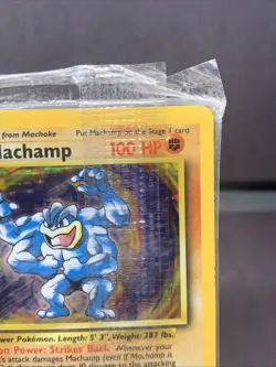 Pokemon TCG Sealed 1st Edition Machamp Base Set Holo Rare 8/102 WOTC 1999 - Image 3