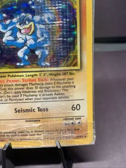 Pokemon TCG Sealed 1st Edition Machamp Base Set Holo Rare 8/102 WOTC 1999 - Image 4