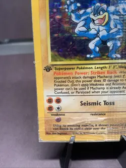 Pokemon TCG Sealed 1st Edition Machamp Base Set Holo Rare 8/102 WOTC 1999 - Image 5