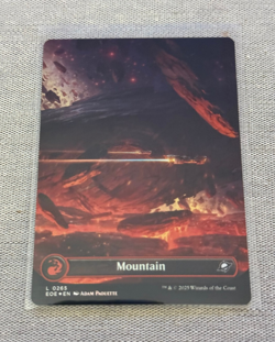 FOIL Mountain (0265) (Borderless) - Edge of Eternities (EOE) - Image 1