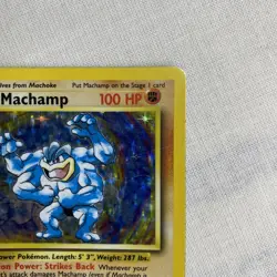 Pokemon TCG Machamp Holo 1st Edition Base Set 8/102 1999 WOTC - Image 5