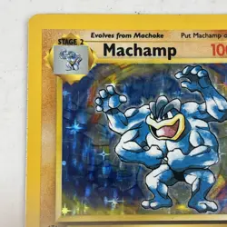 Machamp 8/102 Base Set 1st Edition 1999 WOTC Holo LP/MP Pokemon TCG - Image 3
