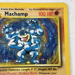 Machamp 8/102 Base Set 1st Edition 1999 WOTC Holo LP/MP Pokemon TCG - Image 4