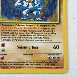 Machamp 8/102 Base Set 1st Edition 1999 WOTC Holo LP/MP Pokemon TCG - Image 5