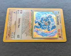 1st Edition Machamp 8/102 HOLO - Base Set 1999 - Vintage Pokemon - Top Loaded - Image 4