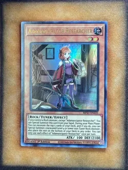 Yugioh Adamancipator Researcher MP21-EN225 Ultra Rare 1st Ed NM - Image 1