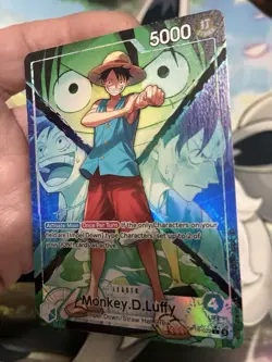 One Piece 🔥 Monkey. D. Luffy Foil Alt. Art Leader OP-16-22 The Time of Battle - Image 3