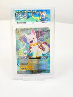 TCG Disney Lorcana - Bolt Superdog - Enchanted 207/204 - Ace Graded 9 - Image 1