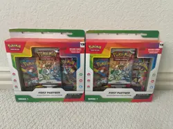 Pokemon TCG First Partner Illustration Collection Box Series 1 (Lot of 2) - New - Image 1