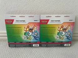 Pokemon TCG First Partner Illustration Collection Box Series 1 (Lot of 2) - New - Image 2