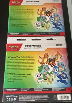 Pokemon TCG First Partner Illustration Collection Series 1 Box SEALED (Lot of 2) - Image 2