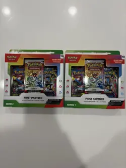 Pokemon TCG First Partner Illustration Collection Series 1 Promo Box Lot of (2) - Image 2