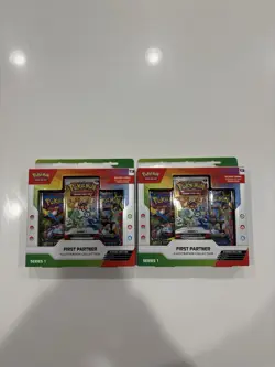 Pokemon TCG First Partner Illustration Collection Series 1 Promo Box Lot of (2) - Image 3