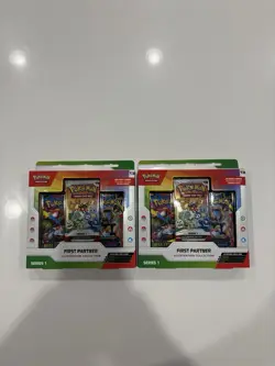 Pokemon TCG First Partner Illustration Collection Series 1 Promo Box Lot of (2) - Image 4