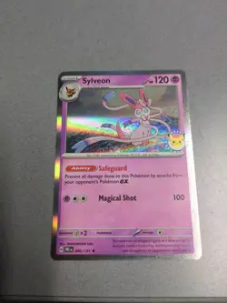 Sylveon 040/131 Pokemon Day 2025 Stamped Promo Pokemon Prismatic Evolutions NM - Image 1