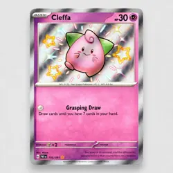 Cleffa 150/091 SV: Paldean Fates Holo Shiny Rare Pokemon TCG NM - Image 1
