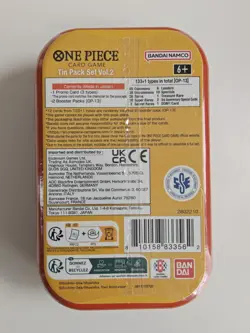 One Piece Card Game - Tin Pack Set Vol.2 (TS-02, OP13) In hand UK New Sealed - Image 2