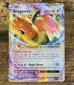 Dragonite EX 72/108 XY Evolutions Pokemon Card Holo Ultra Rare NrMnt / Mint - Image 1