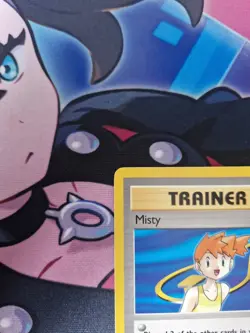 Misty 102/132 Non-Holo Rare Pokemon Card Gym Heroes - Image 2
