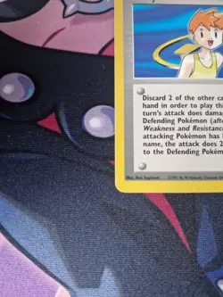 Misty 102/132 Non-Holo Rare Pokemon Card Gym Heroes - Image 5