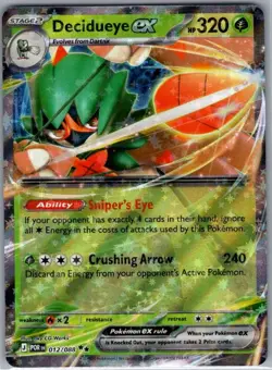 Decidueye ex - 012/088 ME03: Perfect Order - Pokemon Card - NM - Image 1