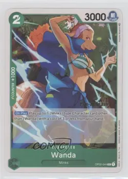 2022 One Piece Card Game: Paramount War OP02 Pre-Release Wanda #OP02-044 - Image 1