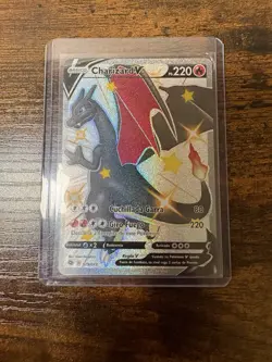 Shiny Charizard V Shining Fates Full Art Holo Espanol/Spanish Pokemon Card 079 - Image 1