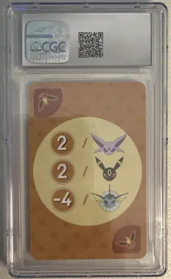 Flareon Pokemon Playing Cards 2019 Korean Point Salad Eevee Edition CGC Mint 9 - Image 2