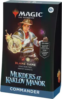 Magic The Gathering Blame Game Commander Deck 100 Cards Karlov Manor Edition NEW - Image 1