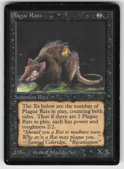 Plague Rats Beta Edition Common MAGIC: THE GATHERING - Image 1