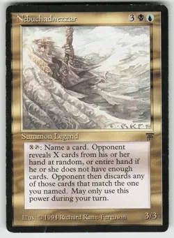Nebuchadnezzar Legends Rare MAGIC: THE GATHERING - Image 1