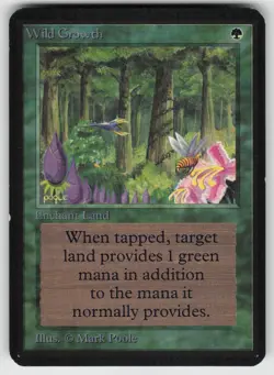 Wild Growth Alpha Edition Common MAGIC: THE GATHERING - Image 1
