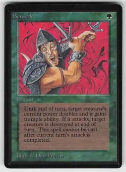 Berserk Beta Edition Uncommon MAGIC: THE GATHERING - Image 1