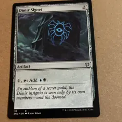 Dimir Signet C Commander: Zendikar Rising 112 NM - Image 1