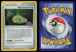 Root Fossil 93/110 Holon Phantoms Reverse Holo Common POKEMON - Image 3
