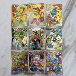 Pokemon First Partner Illustration Collection Series 2 - Full Set Of 9 MINT - Image 1