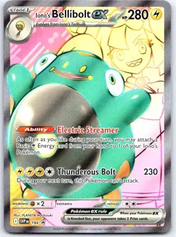 Iono's Bellibolt ex 194 Holo P Scarlet & Violet Promo Pokemon Holo NM/M - Image 1