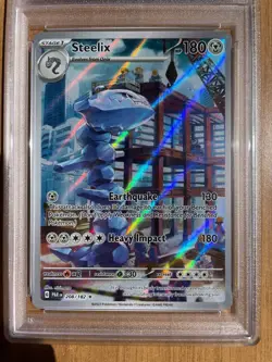 Pokemon Steelix 208 PSA 10 Paradox Rift English PAR 208/182 Full Art ✅ GEM MINT - Image 1