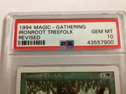 MTG Revised IRONROOT TREEFOLK PSA 10 (7900) Graded Power - Image 3