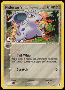 Nidoran F 56/101 MP Dragon Frontiers Common Pokemon - Image 1